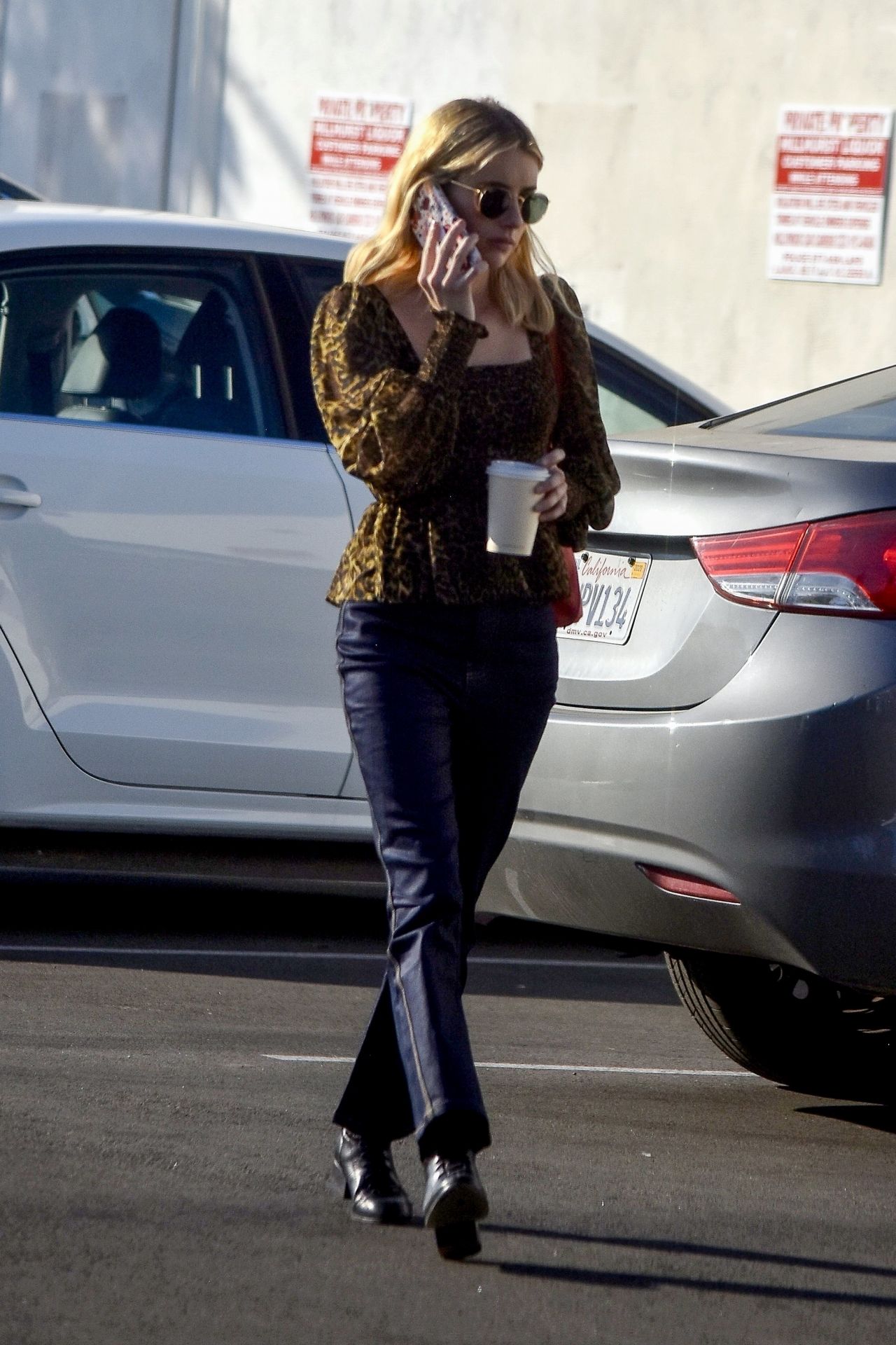 Emma Roberts - Blue Bottle Coffee in Los Feliz 02/07/2020 • CelebMafia