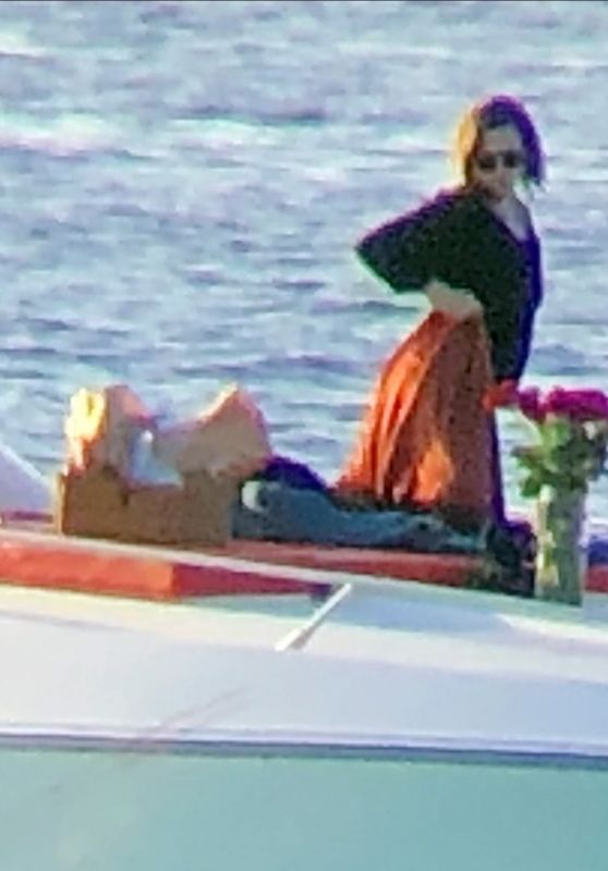 Emma Watson - Enjoying a Romantic Sunset on Valentine’s Day in Formentera 02/14/2020