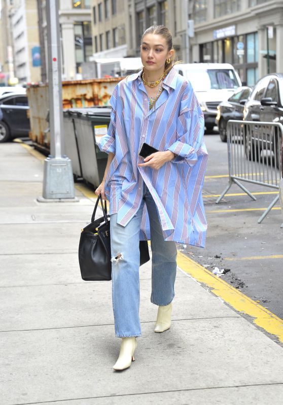 Gigi Hadid in Casual Outfit - New York City 02/05/2020