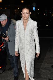 Gigi Hadid - Leaves Her Hotel in Paris 02/26/2020