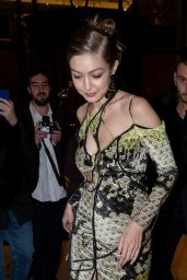 Gigi Hadid - Leaving the Versace After Party in Milan 02/21/2020