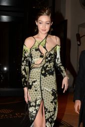 Gigi Hadid - Leaving the Versace After Party in Milan 02/21/2020