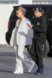 Hailey Rhode Bieber and Justin Bieber - Head to See "The Rhythm" in Hollywood 01/31/2020
