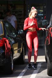 Hailey Rhode Bieber in Workout Gear - Hollywood 02/24/2020