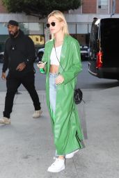 Hailey Rhode Bieber Street Style - South Beverly Grill in Beverly Hills 02/18/2020