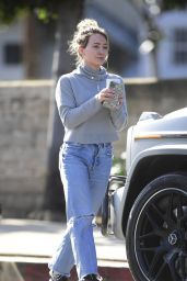 Hilary Duff in Jeans - Out in LA 02/27/2020