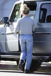 Hilary Duff in Jeans - Out in LA 02/27/2020
