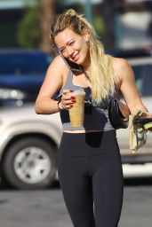 Hilary Duff in Leggings - Sherman Oaks 02/16/2020