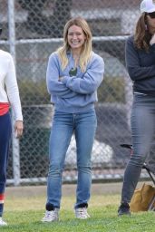 Hilary Duff - Watching Football Game in LA 02/22/2020
