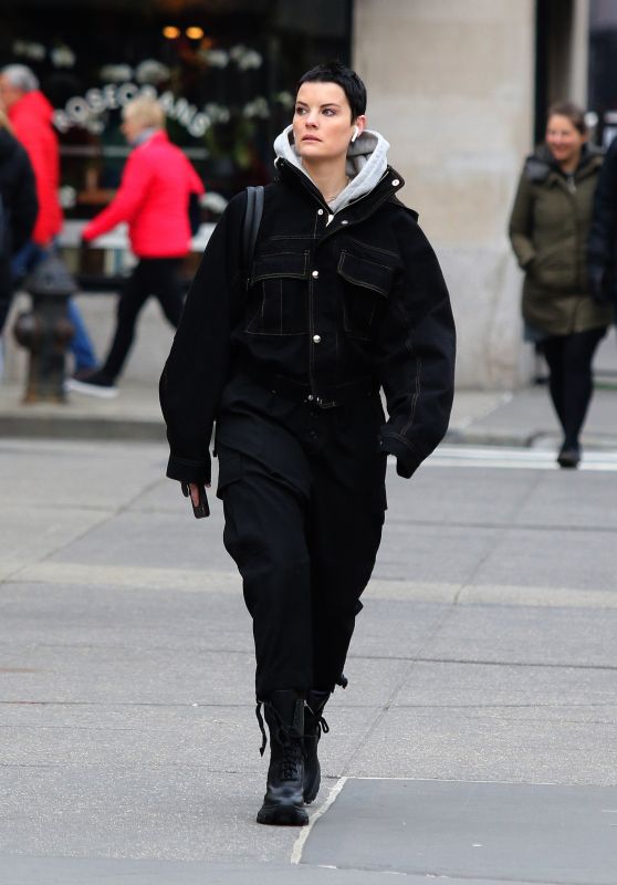 Jaimie Alexander Street Style - New York City 02/16/2020