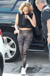 Jennifer Lopez in Gym Ready Outfit - Miami 02/26/2020