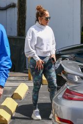 Jennifer Lopez in Spandex in Miami 02/27/2020