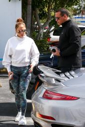 Jennifer Lopez in Spandex in Miami 02/27/2020