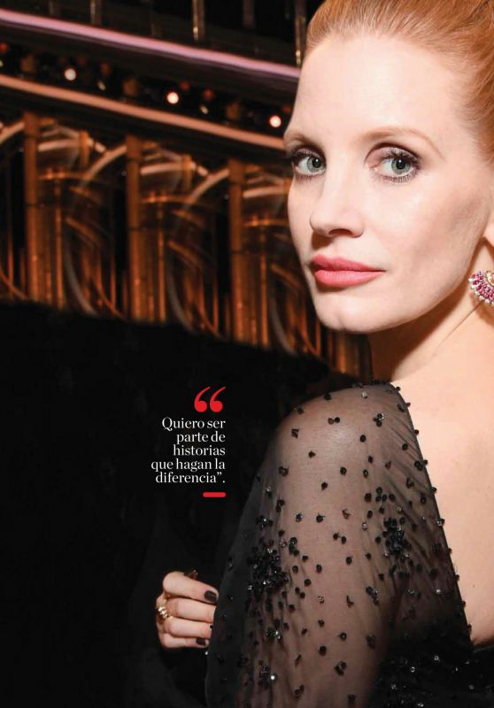 Jessica Chastain - Vanidades México 02/29/2020 Issue