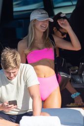 Josie Canseco in a Pink Bikini - Miami 01/30/2020