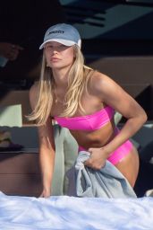 Josie Canseco in a Pink Bikini - Miami 01/30/2020