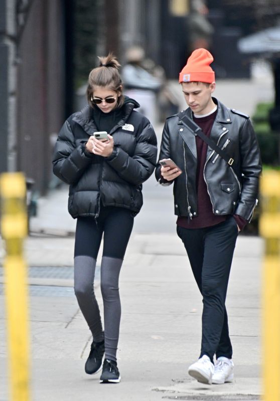 Kaia Gerber and Tommy Dorfman - Out in NYC 02/05/2020