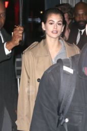 Kaia Gerber - Arriving at the Proenza Schouler Fashion Show in NYC 02/10/2020