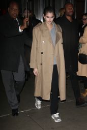 Kaia Gerber - Arriving at the Proenza Schouler Fashion Show in NYC 02/10/2020