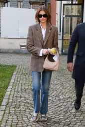 Kaia Gerber in Casual Outfit - Milan 02/20/2020