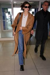 Kaia Gerber in Travel Outfit - Milan Airport 02/23/2020