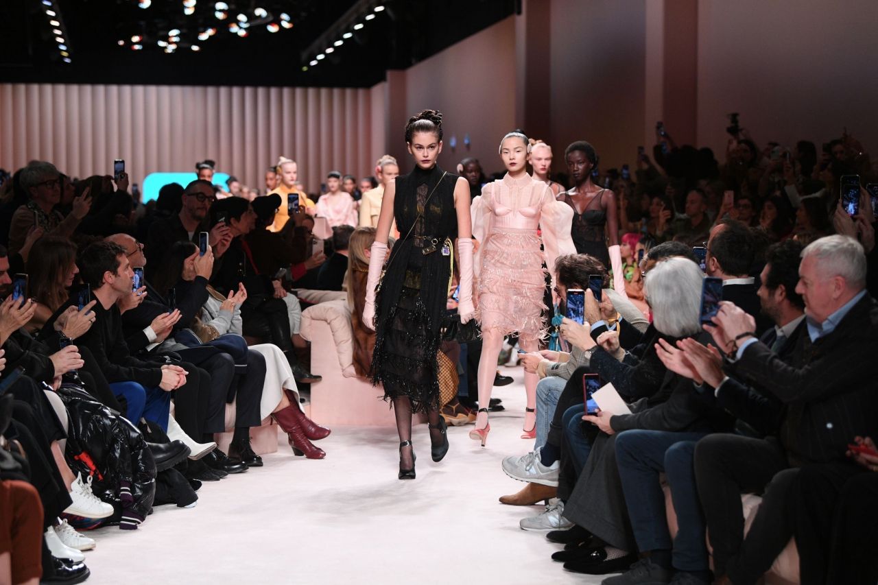 Kaia Gerber – Walks Fendi Fashion Show in Milan 02/20/2020 • CelebMafia