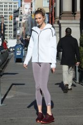 Karlie Kloss Street Style - NYC 02/03/2020