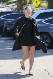 Katharine McPhee  Shows Off Her Legs - Out for Lunch in Brentwood 02/13/2020