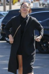Katharine McPhee  Shows Off Her Legs - Out for Lunch in Brentwood 02/13/2020