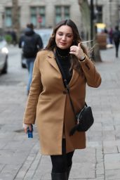 Kelly Brook - Arriving at Heart Radio in London 02/10/2020