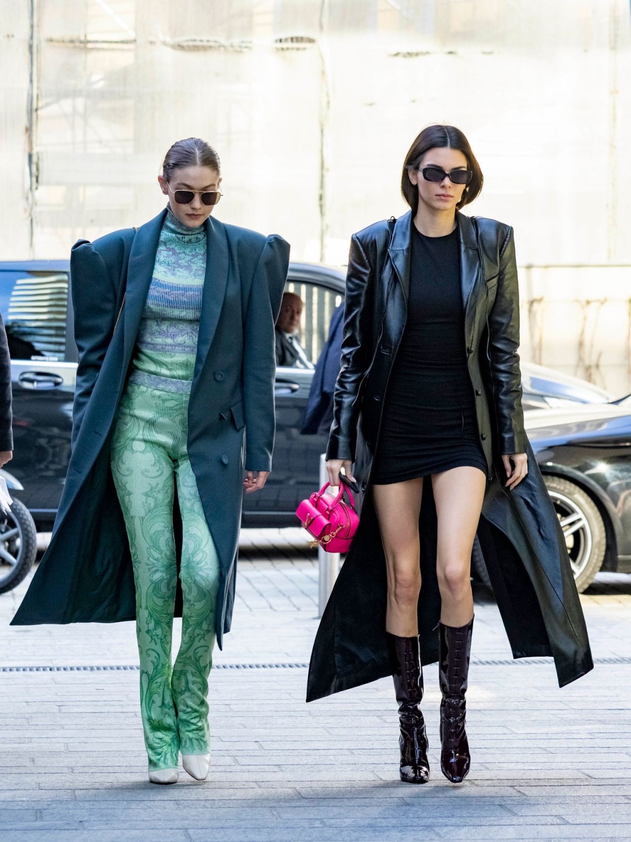 Kendall Jenner and Gigi Hadid - Out in Milan 02/21/2020 • CelebMafia
