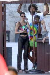 Kendall Jenner - Heading to a Pool in Miami 02/04/2020
