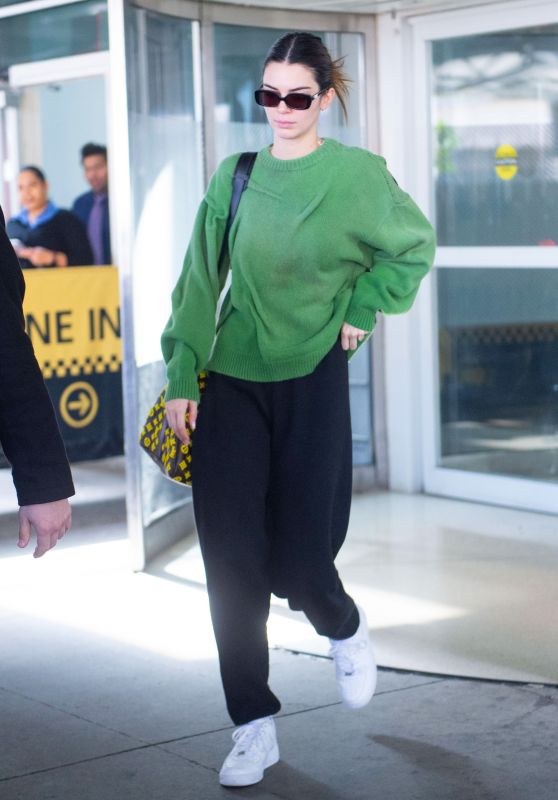 Kendall Jenner – JFK Airport in NYC 02/23/2020
