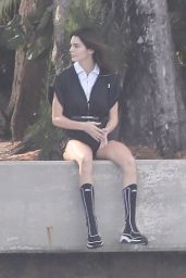 Kendall Jenner - Photoshoot in Miami Beach 02/05/2020