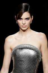Kendall Jenner - Walks Versace Fashion Show in Milan 02/21/2020