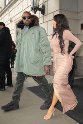 Kim Kardashian and Kanye West - Leaves Hotel in New York City 02/05/2020