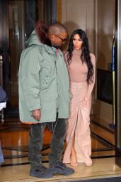 Kim Kardashian and Kanye West - Leaves Hotel in New York City 02/05/2020