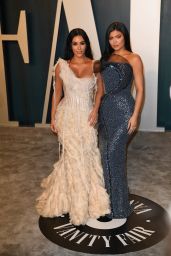 Kylie Jenner and Kim Kardashian – Vanity Fair Oscar Party 2020