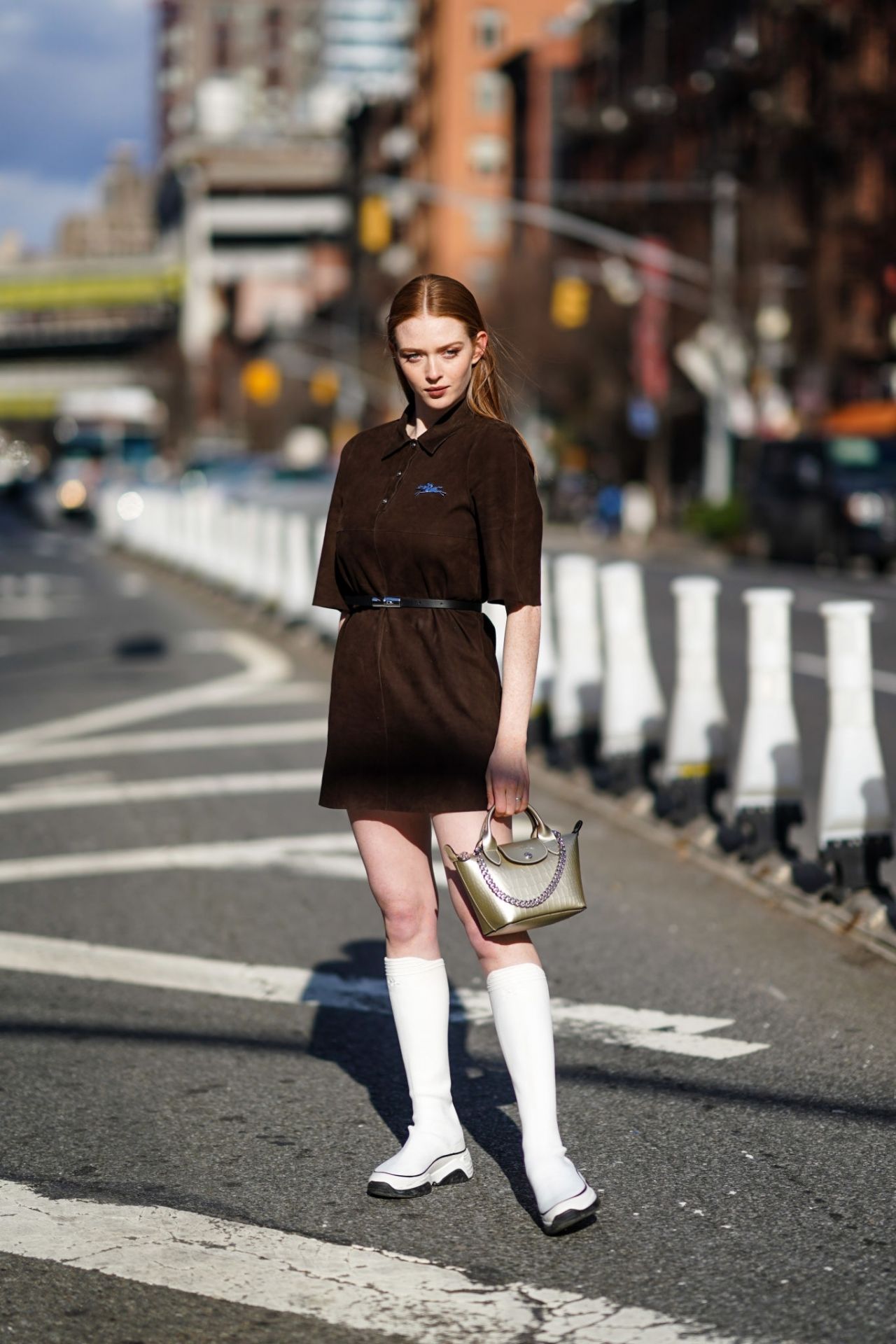 Larsen Thompson - Arriving at the Longchamp Fashion Show in New York 02