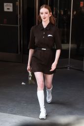 Larsen Thompson - Arriving at the Longchamp Fashion Show in New York 02/08/2020