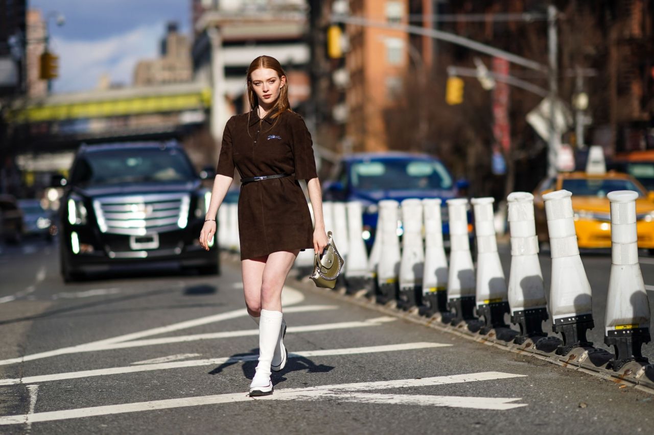 Larsen Thompson - Arriving at the Longchamp Fashion Show in New York 02