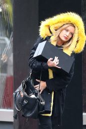 Laura Whitmore - Leaving the BBC Studios in London 02/09/2020