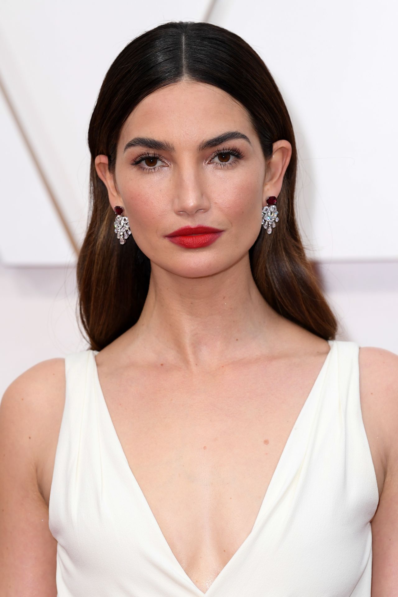 Lily Aldridge Oscars 2020 Red Carpet • CelebMafia