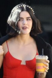 Lucy Hale - Arrives for a Shoot in LA 02/10/2020