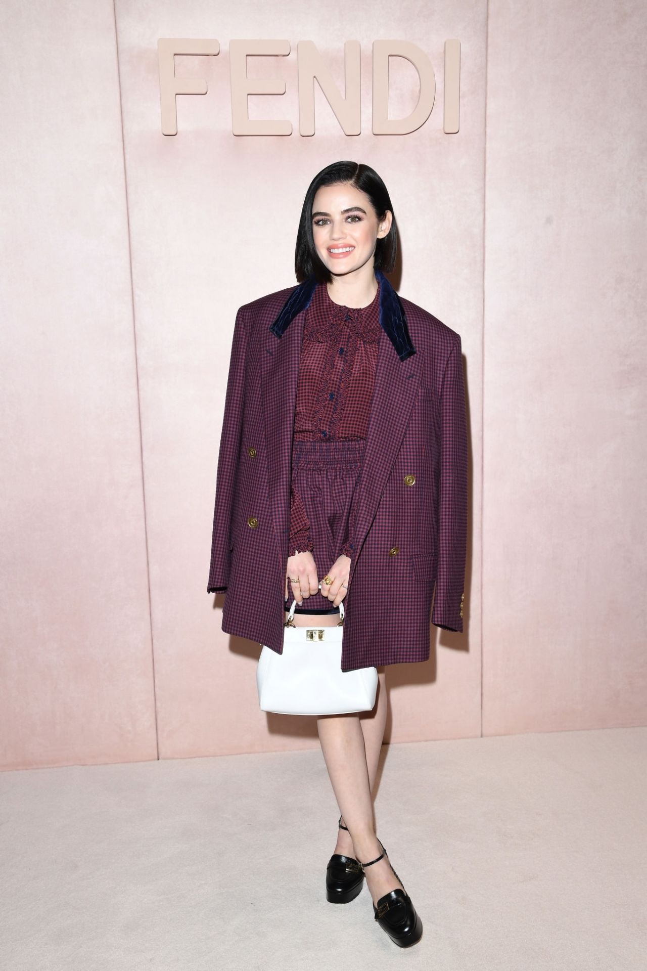 Lucy Hale - Fendi Fashion Show in Milan 02/20/2020 • CelebMafia