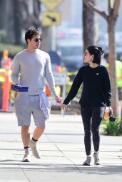 Lucy Hale in Tights - Out in Los Angeles 02/18/2020