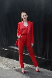 Madelaine Petsch - Arriving at the Boss Fashion Show in Milan 02/23/2020