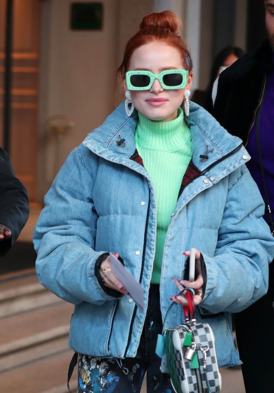 Madelaine Petsch in Casual Outfit - Milan 02/21/2020