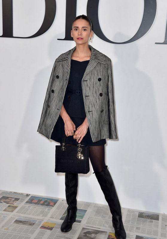 Nina Dobrev – Dior Show at Paris Fashion Week 02/25/2020