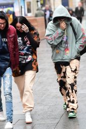 Noah Cyrus - Arrives at Global Radio in London 02/10/2020